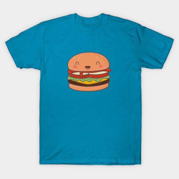 Happy Burger T-Shirt T-Shirt by happinessinatee